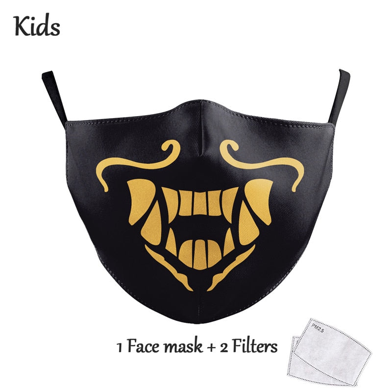 NADANBAO Adult Kid Star War Cosplay Print Face Mask Adult Kid Washable Masks Fabric Reusable PM2.5 Filters Dust Proof URB1™ Vêtements Streetwear URB1™ Vêtements Streetwear nadanbao-adul