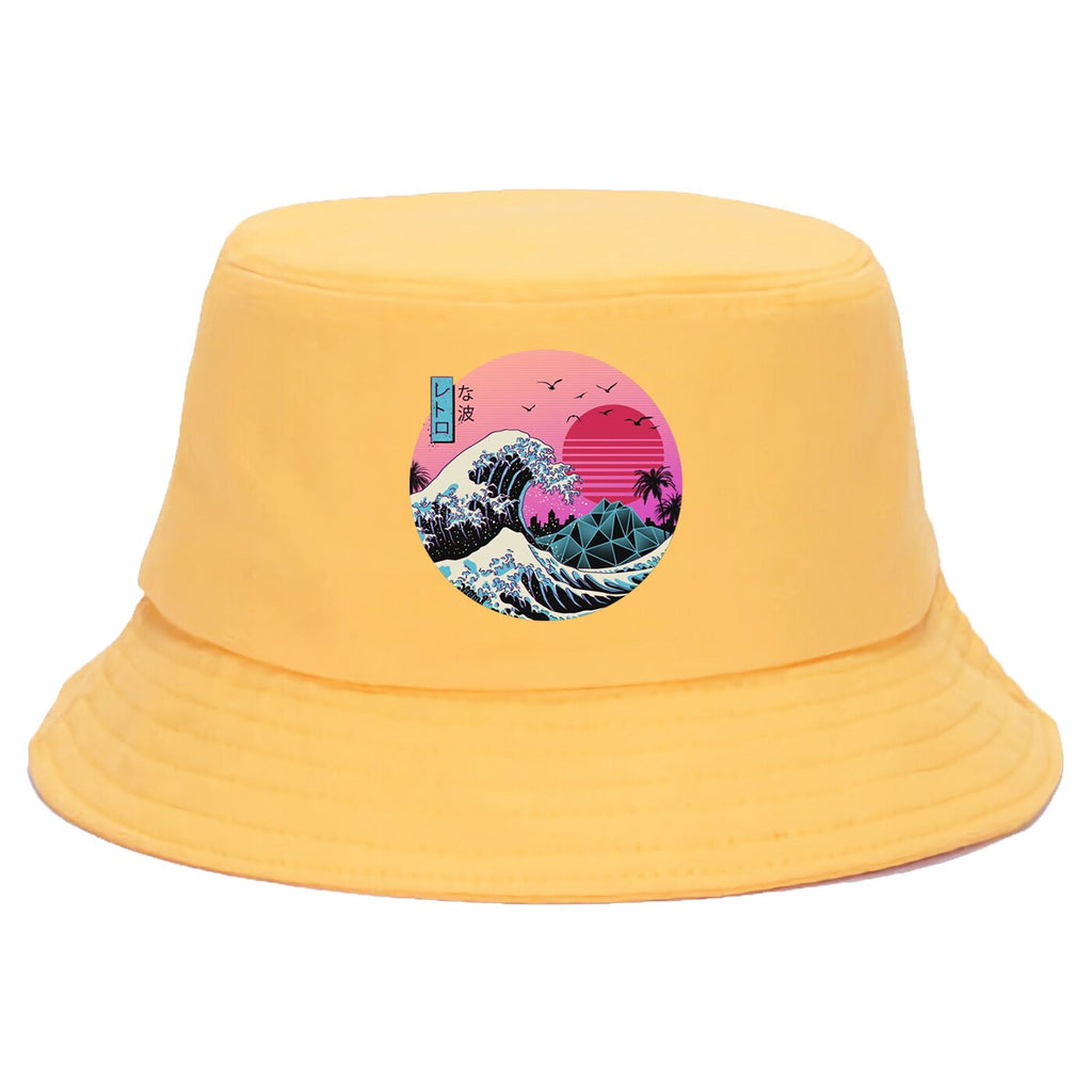 Anime Beach Bucket Cap Unisex Cotton Bucket Hats Women Men Summer Sunscreen Hat Solid color Sunbonnet Outdoor Fisherman's Hat URB1™ Vêtements Streetwear URB1™ Vêtements Streetwear anime