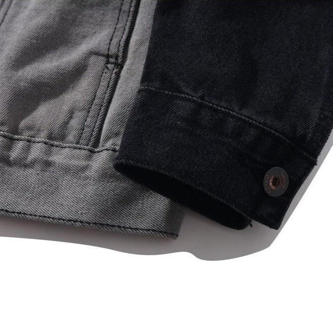 Dark Icon Gradient Denim Jacket Men Turn-down Collar Street Fashion Men's Jackets 2019 Jeans Jackets for Men URB1™ Vêtements Streetwear URB1™ Vêtements Streetwear dark-icon-gradient-den