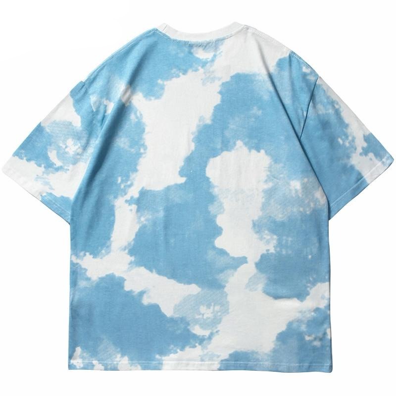 Hip Hop Tie Dye T-Shirt Streetwear Letter Puzzle Printed Tshirt 2021 Men Summer T Shirt Harajuku Cotton Short Sleeve Tops Tees URB1™ Vêtements Streetwear URB1™ Vêtements Streetwear hip-