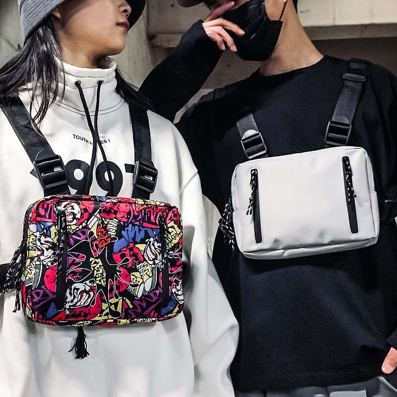 Tactical Chest Bags For Men New Trend Motorcycle Function Chest Rig Bags For Women Casual Travel Waist Pack Male Hip Hop Pocket URB1™ Vêtements Streetwear URB1™ Vêtements Streetwear tac