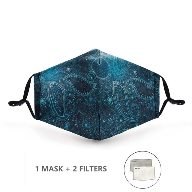 Reusable Mouth Mask Washable British Protective PM2.5 Filter Mask Anti Dust Face Mask Windproof Mouth-muffle Anti Flu Mask URB1™ Vêtements Streetwear URB1™ Vêtements Streetwear reusable