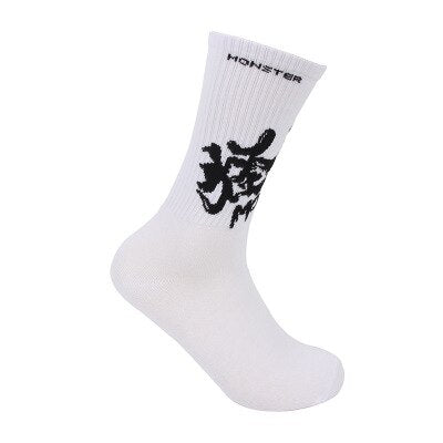Streetwear Socks Men Stripe Compression Mens Sock White Black Happy Letter Crew Cotton Warm Korean Funny Novelty Harajuku Casual URB1™ Vêtements Streetwear URB1™ Vêtements Streetwear st