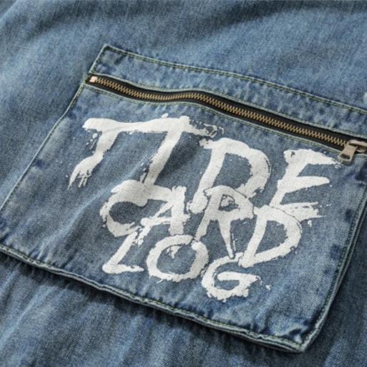"TCL" Veste en Jean denim - URB1™ - URB1™ Vêtements Streetwear mode boutique streetwear shop