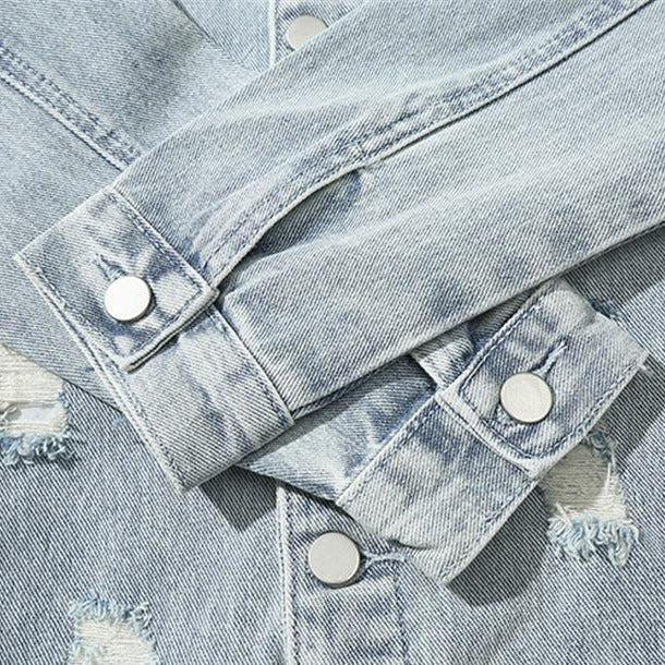 "RODNEY JR" Veste en Jean Denim - URB1™ - URB1™ Vêtements Streetwear mode boutique streetwear shop