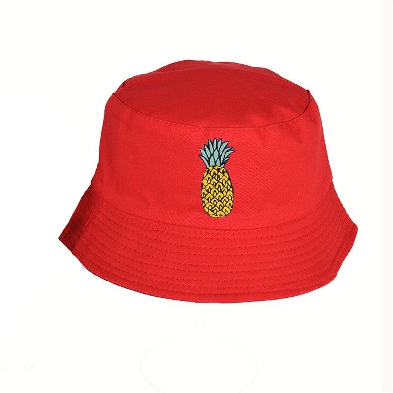 new pineapple logo print Print Mens Womens Panama Bucket Hat High Quality novel Cap Summer Cap Sun Visor Fishing Fisherman Hat URB1™ Vêtements Streetwear URB1™ Vêtements Streetwear new-
