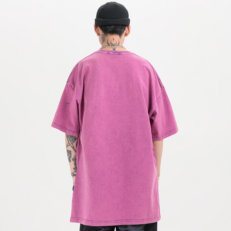 Aolamegs Men T Shirt Cool Letter Printing Harajuku High Street Cotton Punk Hip Hop Style Oversize Rock Hipster Streetwear Summer URB1™ Vêtements Streetwear URB1™ Vêtements Streetwear ao