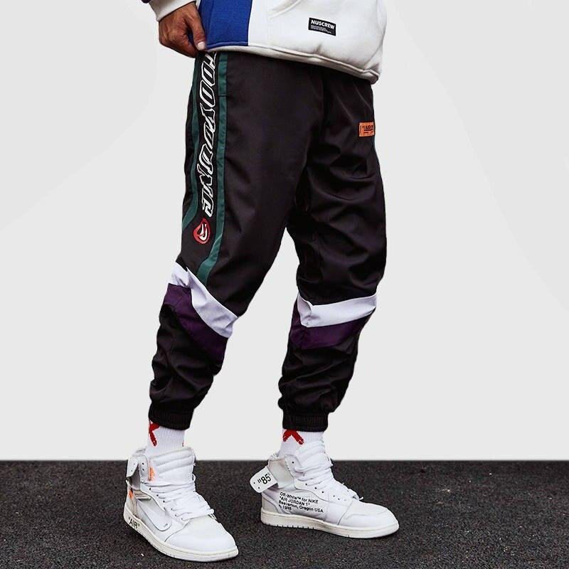 Harajuku Pant Joggers Retro Color Block Patchwork Hip Hip Harem Pant Streetwear Thin Sweatpant Trousers 2018 Track Pant Autumn URB1™ Vêtements Streetwear URB1™ Vêtements Streetwear hara