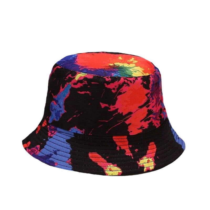Hot Selling 3D Pattern Bucket Hat Fisherman Hat Tie-dye Double-sided Beach Hat Women's Summer Panama Bob Cap Outdoor Sunscreen URB1™ Vêtements Streetwear URB1™ Vêtements Streetwear hot-