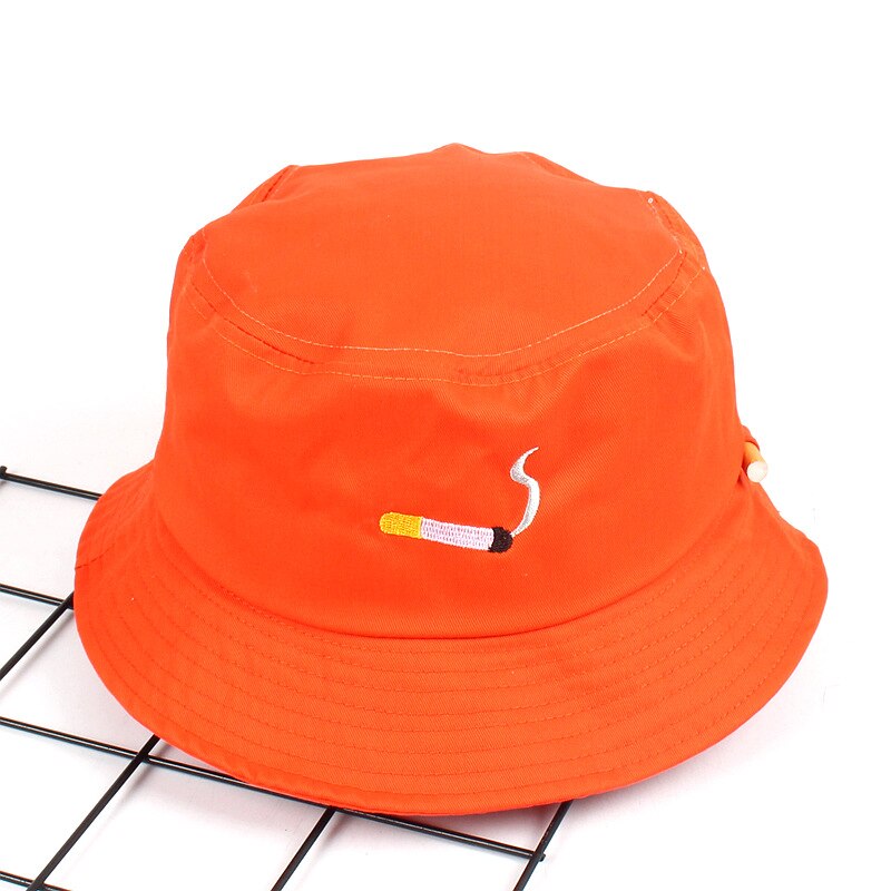 2021Trends black cigarette women's bucket hat fisherman hat personality sun hat NO CHIL men's hat men's panama hat beach cap URB1™ Vêtements Streetwear URB1™ Vêtements Streetwear 2021tr