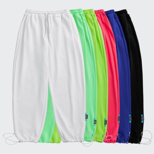 INFLATION Soft Plain Sweatpants Couple Streetwear Candy Color Elastic Waist Loose Sweatpants With Pocket Men Joggers 3900TW20 URB1™ Vêtements Streetwear URB1™ Vêtements Streetwear infla