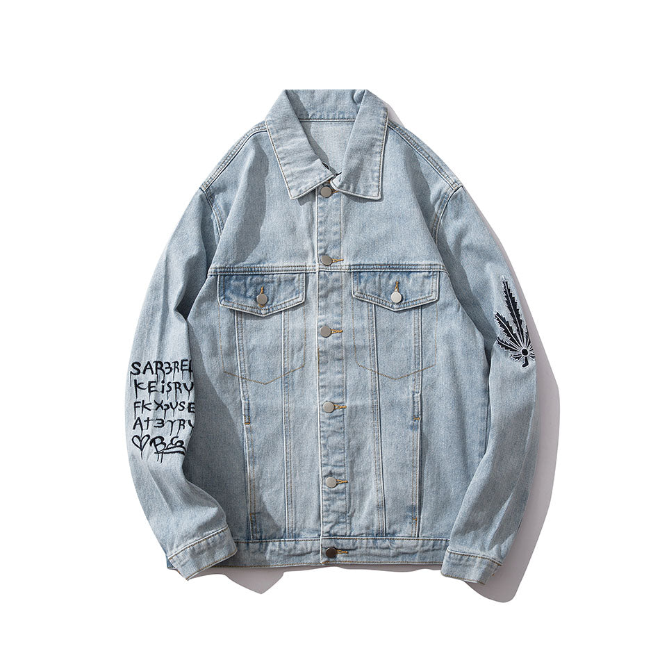 "DAILYSTYLE" Veste en jean denim - URB1™ - URB1™ Vêtements Streetwear mode boutique streetwear shop