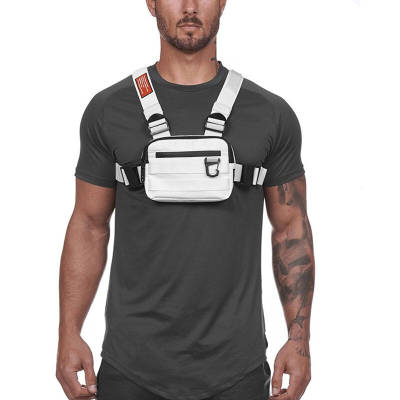 Trendy Chest Rig Bag for Men Women Outdoor Streetwear Hip Hop Chest Bags Men Disco Tactical Vest Small Square Chest Packs New URB1™ Vêtements Streetwear URB1™ Vêtements Streetwear trend