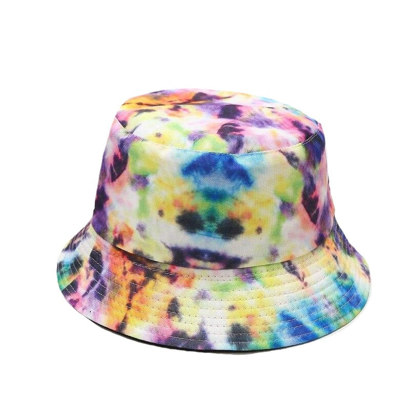 Hot Selling 3D Pattern Bucket Hat Fisherman Hat Tie-dye Double-sided Beach Hat Women's Summer Panama Bob Cap Outdoor Sunscreen URB1™ Vêtements Streetwear URB1™ Vêtements Streetwear hot-