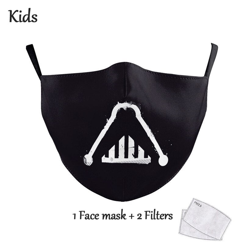 NADANBAO Adult Kid Star War Cosplay Print Face Mask Adult Kid Washable Masks Fabric Reusable PM2.5 Filters Dust Proof URB1™ Vêtements Streetwear URB1™ Vêtements Streetwear nadanbao-adul