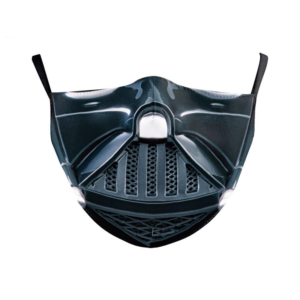 NADANBAO Adult Kid Star War Cosplay Print Face Mask Adult Kid Washable Masks Fabric Reusable PM2.5 Filters Dust Proof URB1™ Vêtements Streetwear URB1™ Vêtements Streetwear nadanbao-adul
