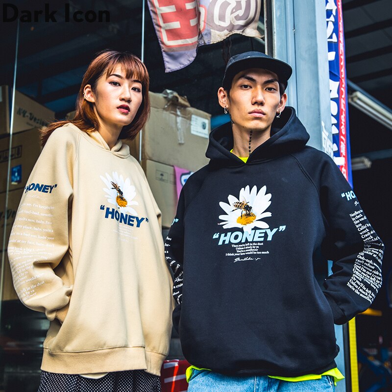 Dark Icon Daisy Fleece Hoodie Men Women Printing Hip Hop Hoodies 2019 Winter Street Men's Sweatshirts and Hoodies URB1™ Vêtements Streetwear URB1™ Vêtements Streetwear dark-icon-daisy-f