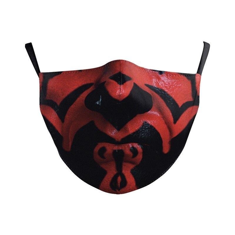NADANBAO Adult Kid Star War Cosplay Print Face Mask Adult Kid Washable Masks Fabric Reusable PM2.5 Filters Dust Proof URB1™ Vêtements Streetwear URB1™ Vêtements Streetwear nadanbao-adul