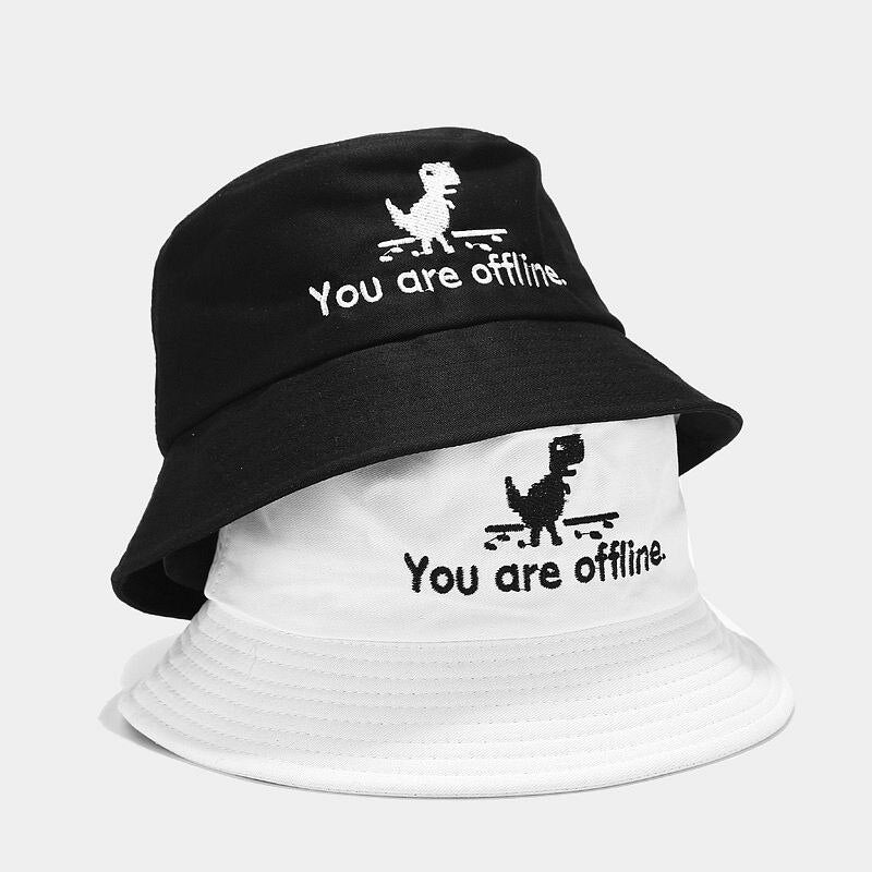 2020 Creative Error Page Bucket Hat Unisex Foldable Dinosaur Bob Cap Hip Hop Gorros Men Summer Caps Panama Fishing Bucket Hat URB1™ Vêtements Streetwear URB1™ Vêtements Streetwear 2020-