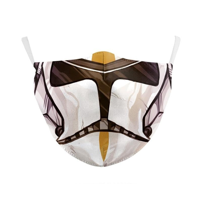 NADANBAO Adult Kid Star War Cosplay Print Face Mask Adult Kid Washable Masks Fabric Reusable PM2.5 Filters Dust Proof URB1™ Vêtements Streetwear URB1™ Vêtements Streetwear nadanbao-adul