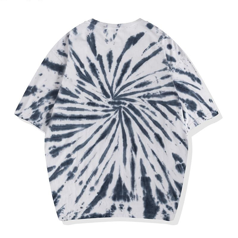 Dark Icon Tie Dye High Street Men's Tshirt Short Sleeve Crew Neck Hipster T-shirt Cotton Tee Shirts Male Top URB1™ Vêtements Streetwear URB1™ Vêtements Streetwear dark-icon-tie-dye-high
