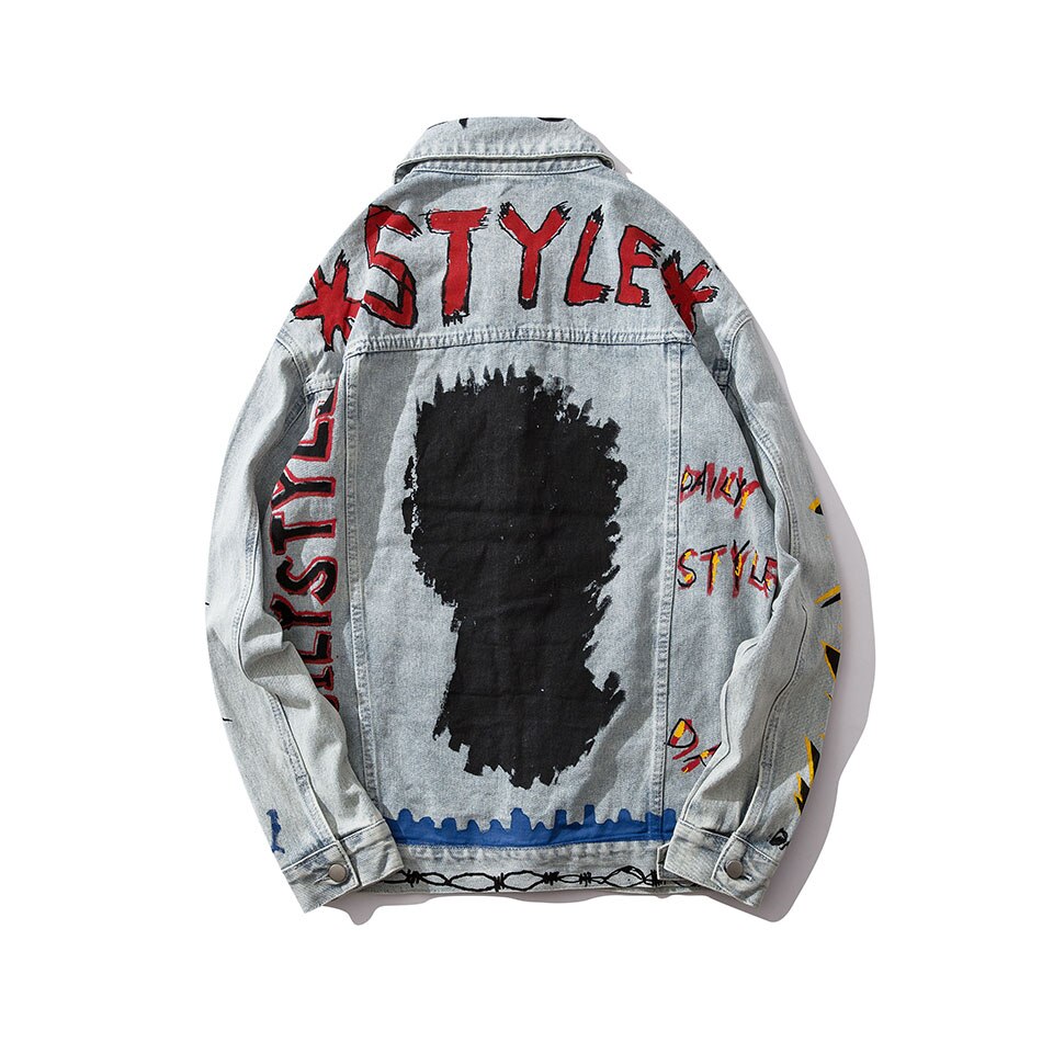 "STYLE" Veste en jean denim - URB1™ - URB1™ Vêtements Streetwear mode boutique streetwear shop