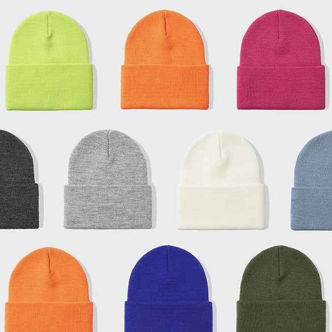 INFLATION Unisex Candy Color Beanies Hat Unisex Winter Warm Wild Knitted Skullcap Men 10 Colors Skullies Beanies 280CI2020 URB1™ Vêtements Streetwear URB1™ Vêtements Streetwear inflatio