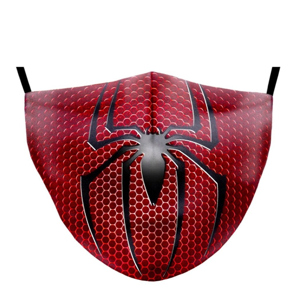 Fashion Marvel Printing Mouth Mask Reusable Washable PM2.5 Filter Adult Mouth Mask Dust Face Masks Anti Bacteria Proof Flu Mask URB1™ Vêtements Streetwear URB1™ Vêtements Streetwear fas