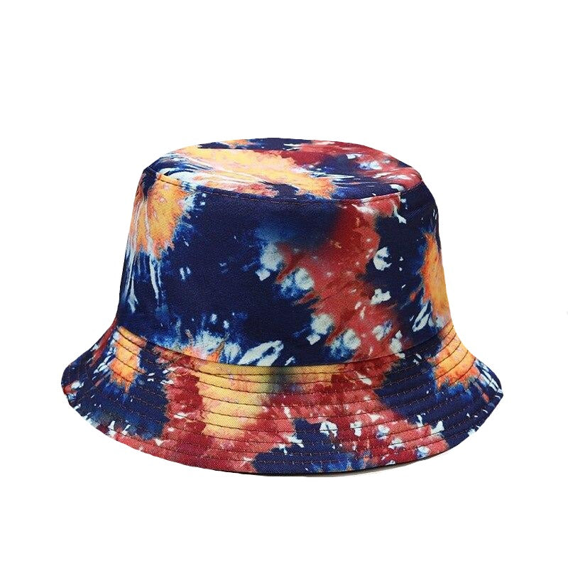 Hot Selling 3D Pattern Bucket Hat Fisherman Hat Tie-dye Double-sided Beach Hat Women's Summer Panama Bob Cap Outdoor Sunscreen URB1™ Vêtements Streetwear URB1™ Vêtements Streetwear hot-