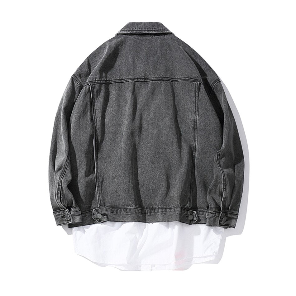 "STYLE DESIGN" Veste en jean denim - URB1™ - URB1™ Vêtements Streetwear mode boutique streetwear shop