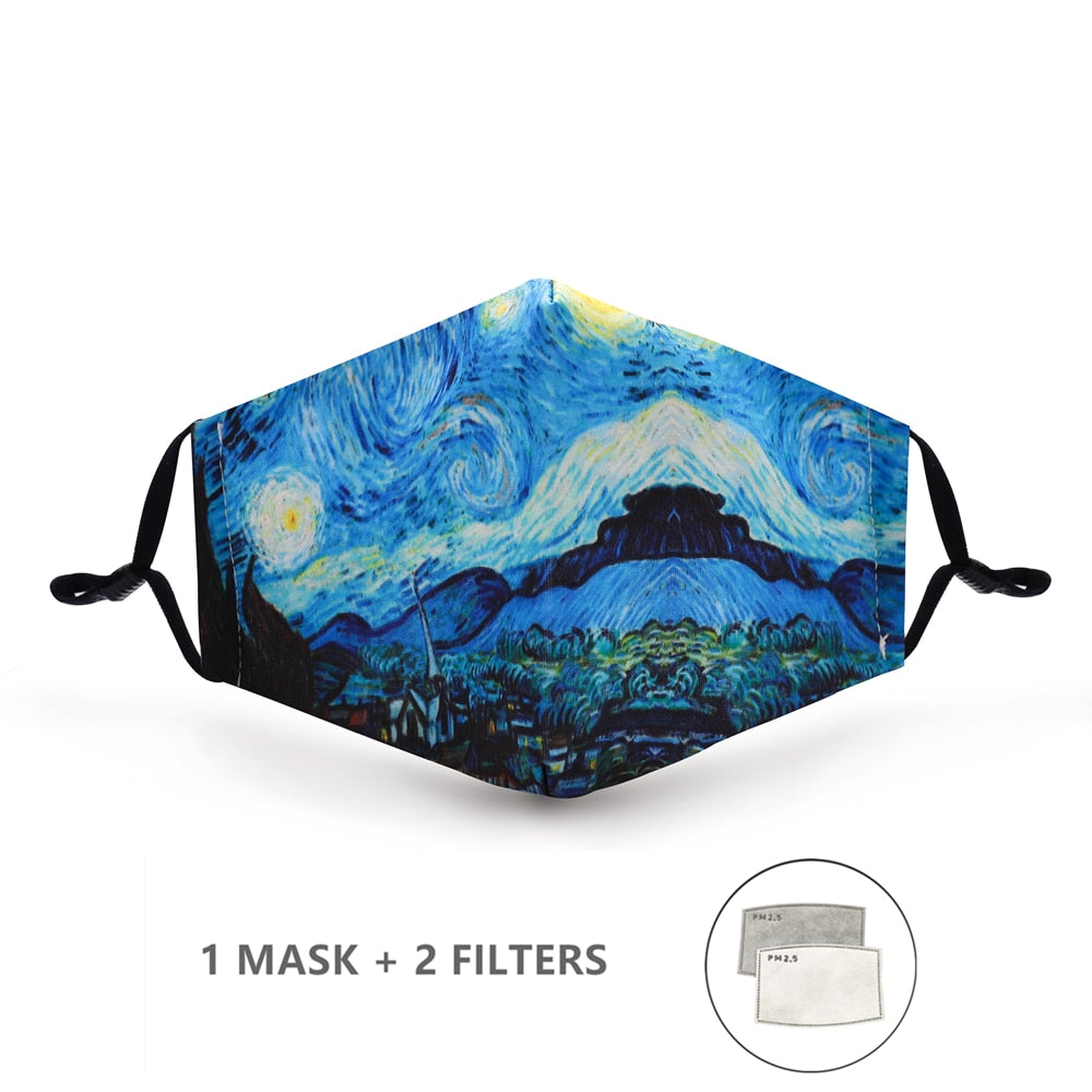 Reusable Mouth Mask Washable British Protective PM2.5 Filter Mask Anti Dust Face Mask Windproof Mouth-muffle Anti Flu Mask URB1™ Vêtements Streetwear URB1™ Vêtements Streetwear reusable