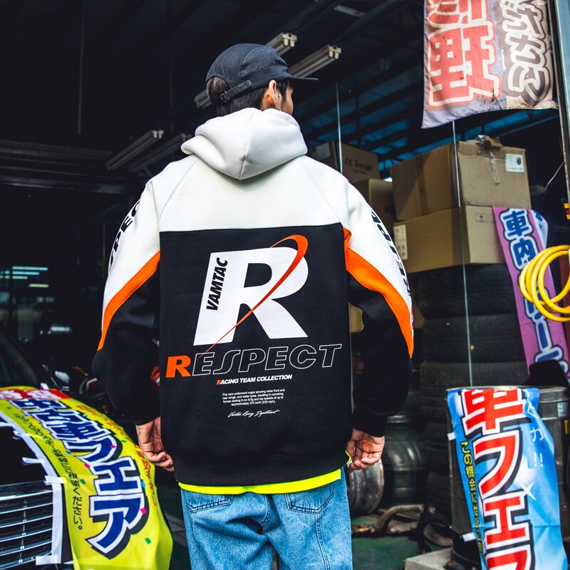 "RESPECT" Sweatshirt Hoodie à capuche Noir - URB1™ - URB1™ Vêtements Streetwear mode boutique streetwear shop