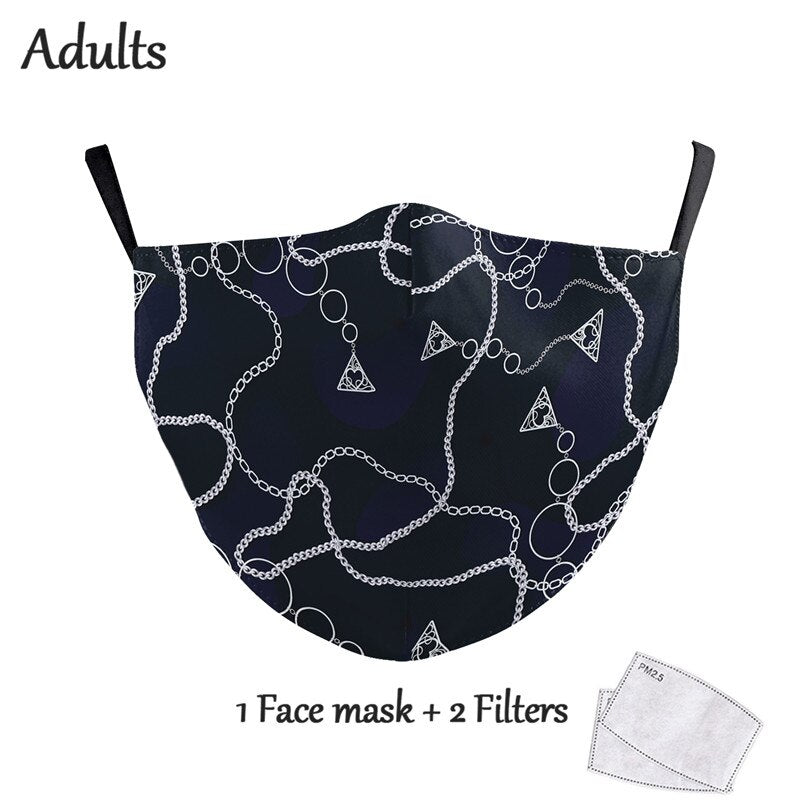 NADANBAO Adult Kid Star War Cosplay Print Face Mask Adult Kid Washable Masks Fabric Reusable PM2.5 Filters Dust Proof URB1™ Vêtements Streetwear URB1™ Vêtements Streetwear nadanbao-adul
