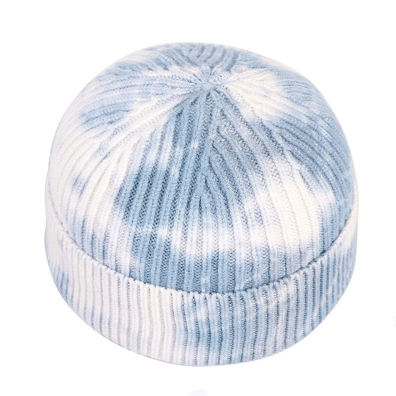 Unisex Beanie Men Short Hat Women 2020 Winter Fisherman Beanies For Ladies tie dye Print Autumn Hip Hop Knitted Cap Skullcap URB1™ Vêtements Streetwear URB1™ Vêtements Streetwear unisex