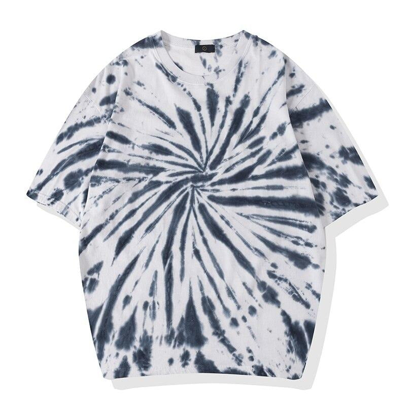 Dark Icon Tie Dye High Street Men's Tshirt Short Sleeve Crew Neck Hipster T-shirt Cotton Tee Shirts Male Top URB1™ Vêtements Streetwear URB1™ Vêtements Streetwear dark-icon-tie-dye-high