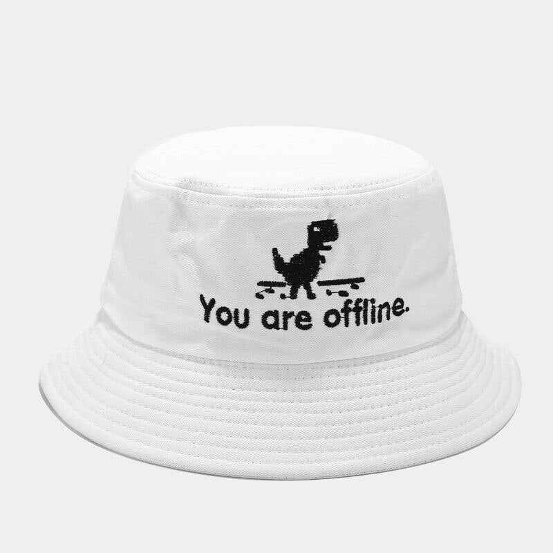 2020 Creative Error Page Bucket Hat Unisex Foldable Dinosaur Bob Cap Hip Hop Gorros Men Summer Caps Panama Fishing Bucket Hat URB1™ Vêtements Streetwear URB1™ Vêtements Streetwear 2020-