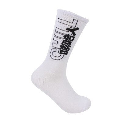 Streetwear Socks Men Stripe Compression Mens Sock White Black Happy Letter Crew Cotton Warm Korean Funny Novelty Harajuku Casual URB1™ Vêtements Streetwear URB1™ Vêtements Streetwear st