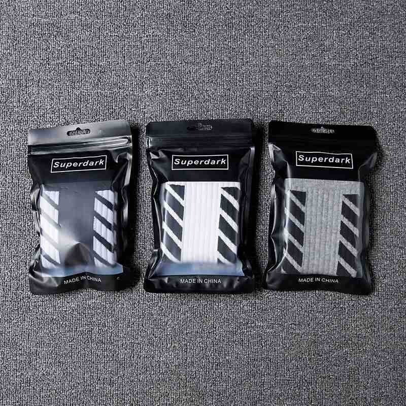 Streetwear Socks Men Stripe Compression Mens Sock White Black Happy Letter Crew Cotton Warm Korean Funny Novelty Harajuku Casual URB1™ Vêtements Streetwear URB1™ Vêtements Streetwear st