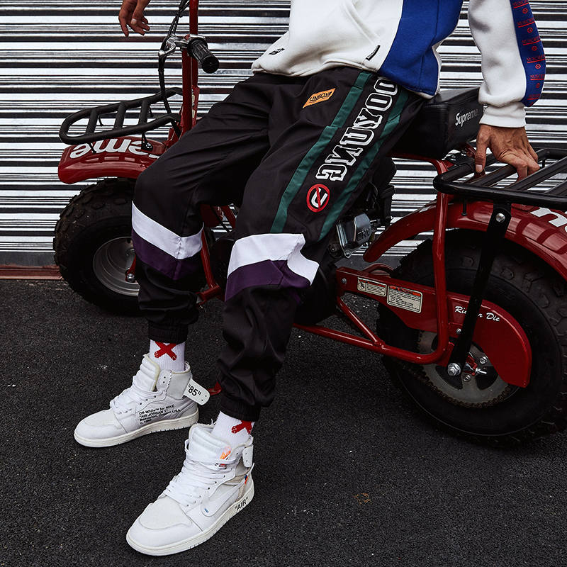 Harajuku Pant Joggers Retro Color Block Patchwork Hip Hip Harem Pant Streetwear Thin Sweatpant Trousers 2018 Track Pant Autumn URB1™ Vêtements Streetwear URB1™ Vêtements Streetwear hara