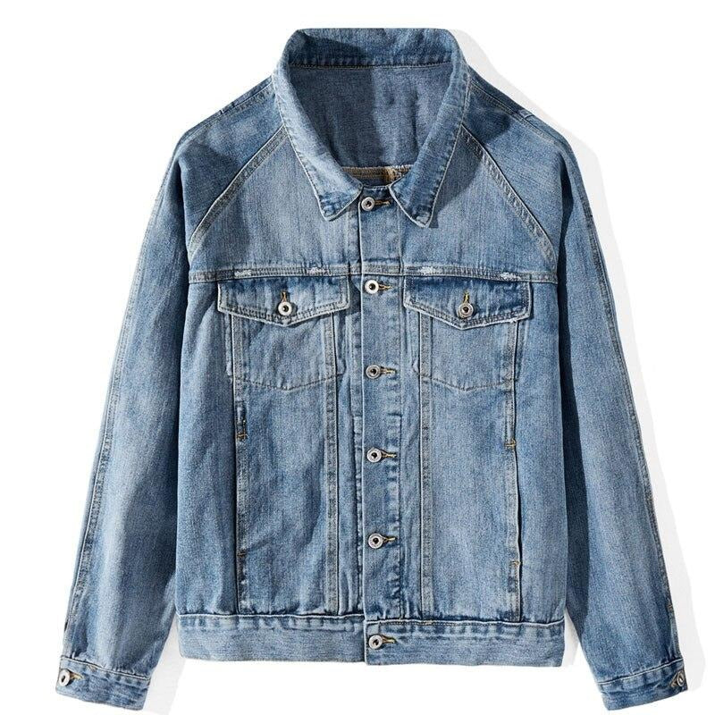 "SKELETON" Veste en jean demin Bleu - URB1™ - URB1™ Vêtements Streetwear mode boutique streetwear shop