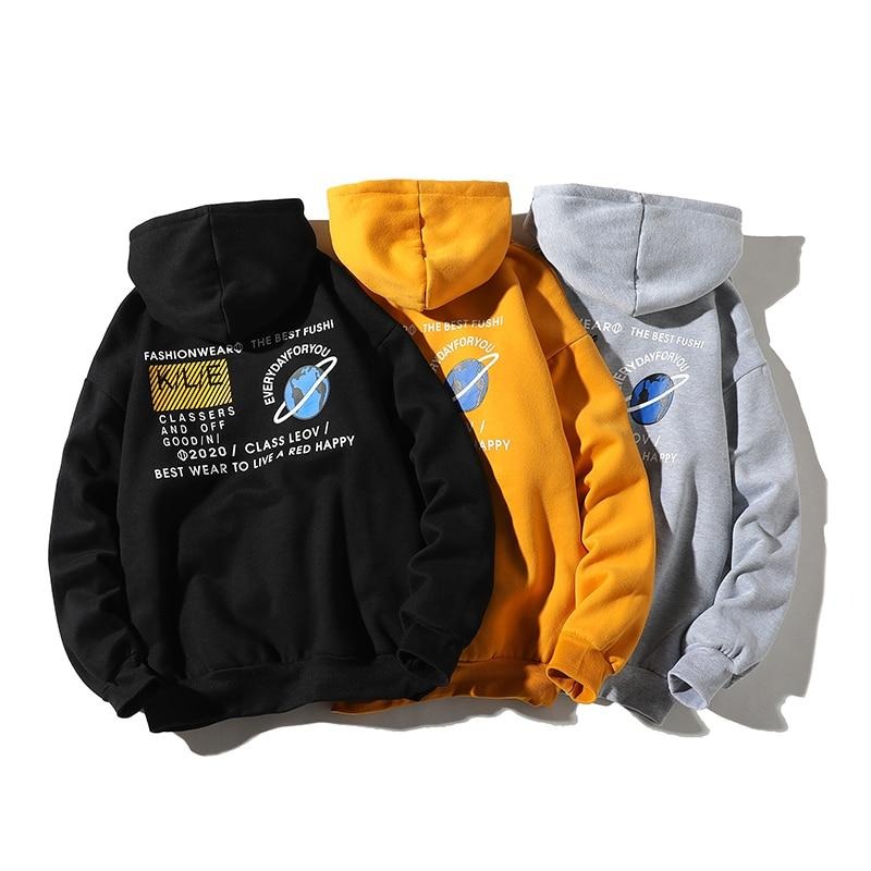 Una Reta Hip hop Men Hoodies Sweatshirt Autumn Winter New Fashion Warm Fleece Pullover Sweatshirts Mens Print Casual Streetwear URB1™ Vêtements Streetwear URB1™ Vêtements Streetwear una