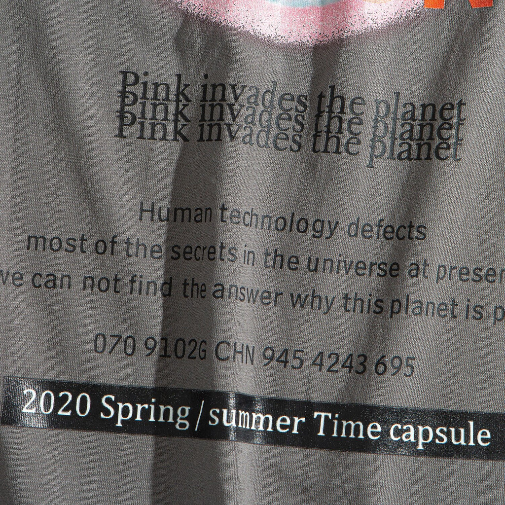 Aelfric Eden 2020 Spring Summer Hip-hop Streetwear Oversize Men Short Sleeves Harajuku Pink Invades The Planet Print T Shirt Men URB1™ Vêtements Streetwear URB1™ Vêtements Streetwear ae