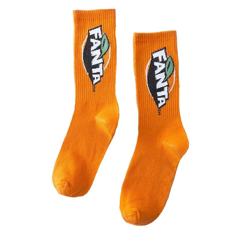 Harajuku Men's Humor Words Printing Socks Ulzzang Hip Hop Street Skateboard Unisex Crew Lovers' Happy Sokkem Dropship 2Pcs=1Pair URB1™ Vêtements Streetwear URB1™ Vêtements Streetwear ha