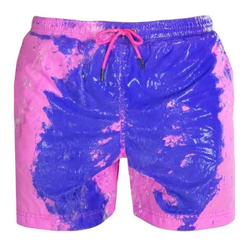 Color-changing Beach Shorts Men Quick Dry Swimwear Beach Pants Warm Color Discoloration Shorts Swimming Surfing Board Shorts URB1™ Vêtements Streetwear URB1™ Vêtements Streetwear color-