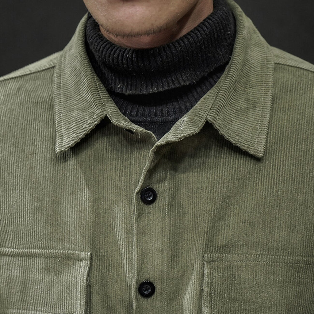 LACIBLE Hip Hop Parka Corduroy Jackets Men Women Streetwear Pocket decoration Jacket 2020 Winter Harajuku Corduroy Jackets URB1™ Vêtements Streetwear URB1™ Vêtements Streetwear lacible-