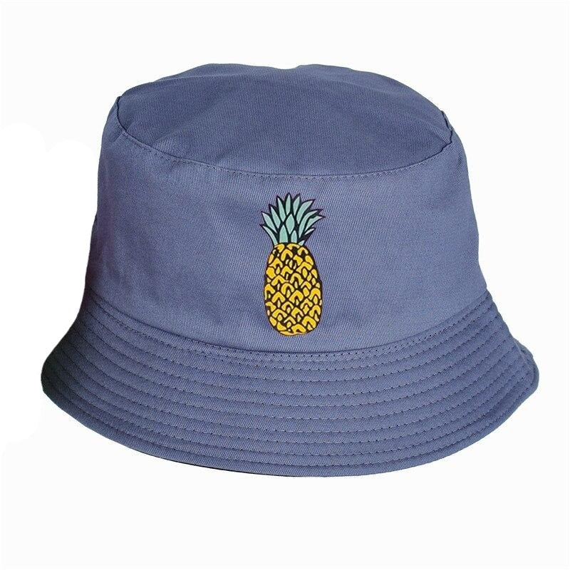 new pineapple logo print Print Mens Womens Panama Bucket Hat High Quality novel Cap Summer Cap Sun Visor Fishing Fisherman Hat URB1™ Vêtements Streetwear URB1™ Vêtements Streetwear new-