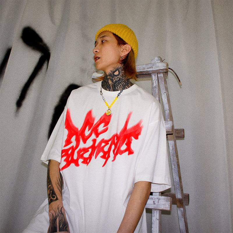 UNCLEDONJM 2020 Summer Men T shirt O-neck Men T shirt Loose Hip hop Tops Tees Streetwear Short Sleeve T shirts ED-AD04 URB1™ Vêtements Streetwear URB1™ Vêtements Streetwear uncledonjm-2