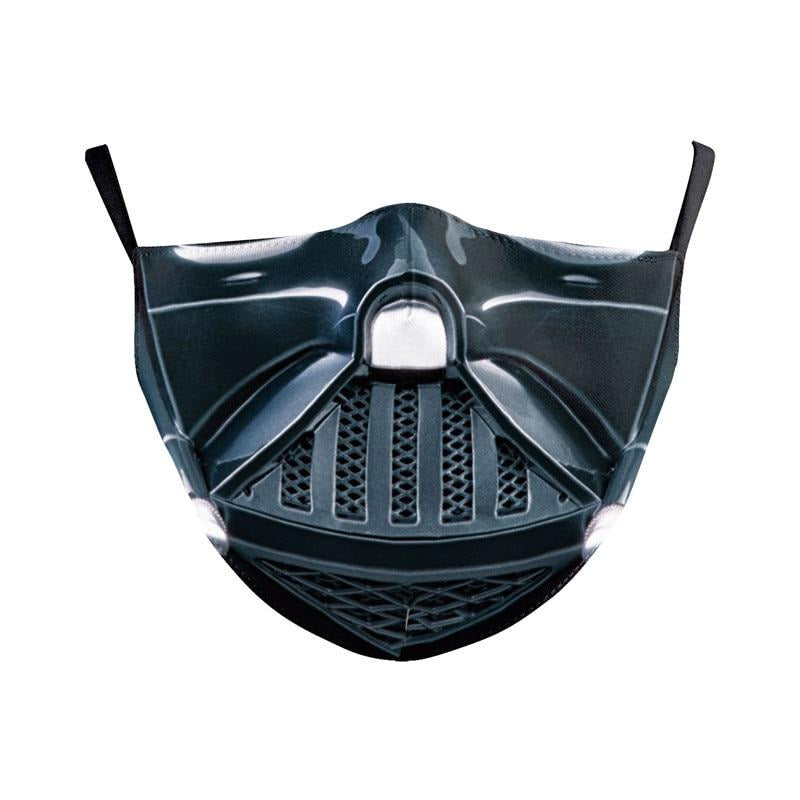NADANBAO Adult Kid Star War Cosplay Print Face Mask Adult Kid Washable Masks Fabric Reusable PM2.5 Filters Dust Proof URB1™ Vêtements Streetwear URB1™ Vêtements Streetwear nadanbao-adul