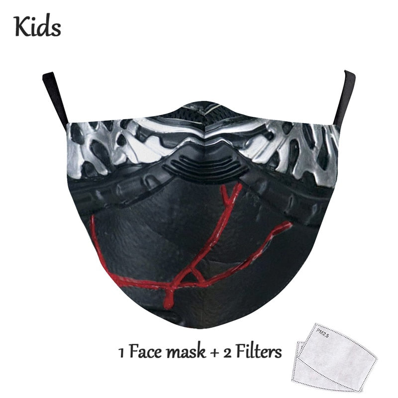 NADANBAO Adult Kid Star War Cosplay Print Face Mask Adult Kid Washable Masks Fabric Reusable PM2.5 Filters Dust Proof URB1™ Vêtements Streetwear URB1™ Vêtements Streetwear nadanbao-adul