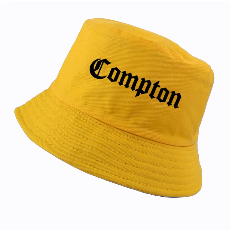 new COMPTON print bucket hat Hip Hop fisherman hat Flat fashion sport sun Hat For Unisex panama cap compton dad gorro pescador URB1™ Vêtements Streetwear URB1™ Vêtements Streetwear new-